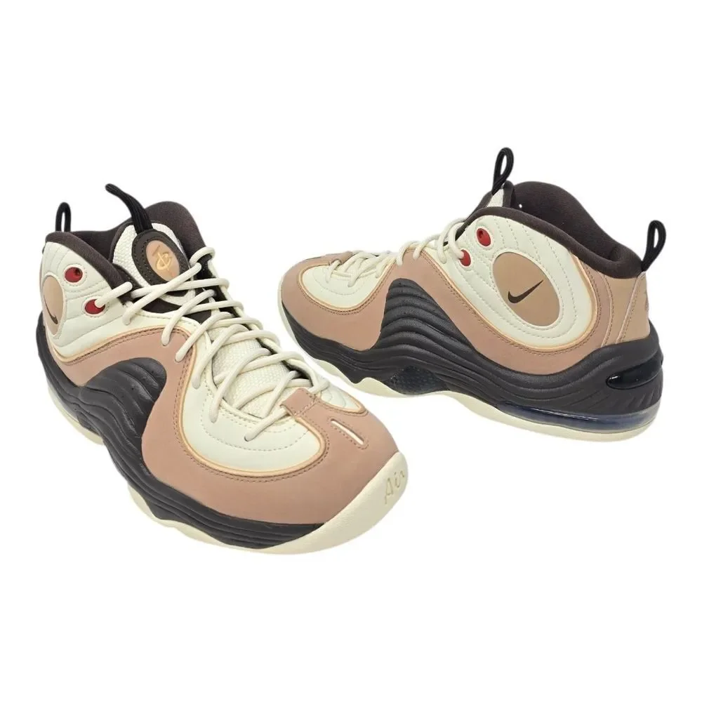 Nike Air Penny 2 Coconut Milk Baroque Brown Shoes FB8885-100 NEW Men’s Size's